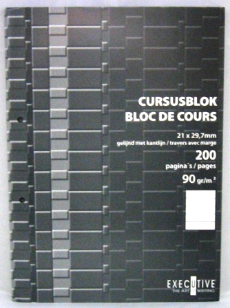 cursusblok l 90gr a4